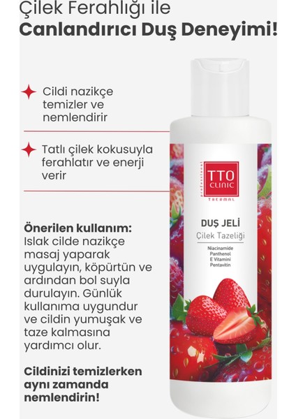 Clinic Çilek Tazeliği Duş Jeli 250ml fiyatları