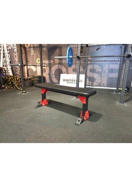 Crossfit Düz Bench Sehpası Kırmızı fiyatları