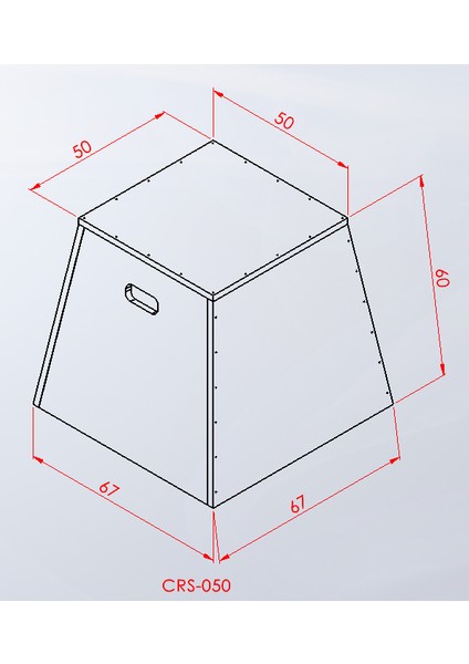 Plyometrik Ahşap Sehpa 60 cm modelleri
