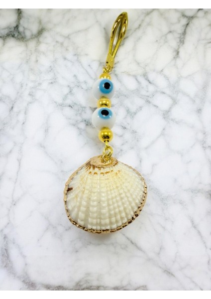 Özel Tasarım Tek Ürün Cam Nazar Boncuğu Deniz Kabuğu Araba Dikiz Ayna Süsü, Yeni Araba Hediyesi fiyatları