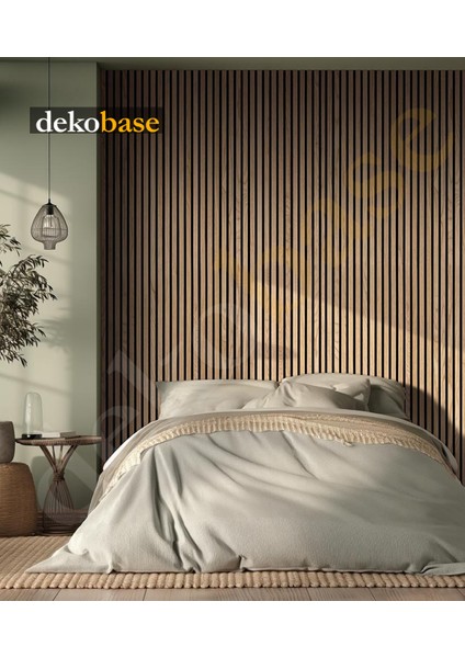 Meşe (2 Adet) 60X240CM Yeni Nesil Akustik Ahşap Duvar Paneli indirimleri