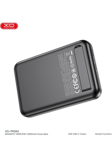 PR264 20W Pd Fast Hızlı Stand Magsafe Özellikli Usb-C (Type-C) Çıkışlı 10000 Mah Wireless Kablosuz Şarj Powerbank fiyatları