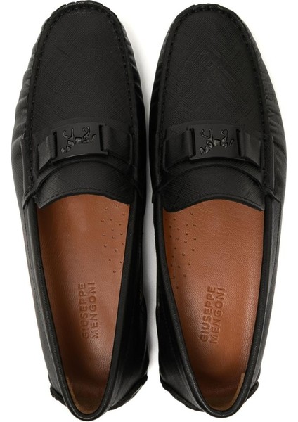 Erkek Oxford ( Klasik) MO-7574A043-7574 Giuseppe Mengoni Siyah Antik B-127 Baskı