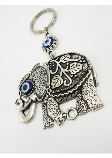 Büyük Metal Fil Nazar Boncuklu Anahtarlık, Hediyelik Aksesuar modelleri