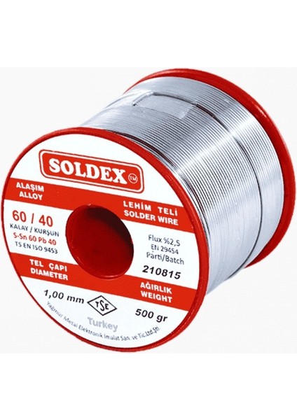 1.00 mm 500 Gr. Lehim Teli SN60 PB40