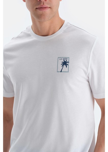 Ekru Baskı Detaylı Bisiklet Yaka Tişört Şort Pijama Takımı indirimleri