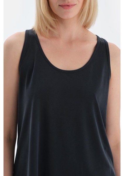 Siyah Kadın Modal Karışımlı Atlet indirimleri