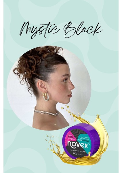 Mystic Black Bebek Saçı Şekillendirici Jel 60 gr modelleri