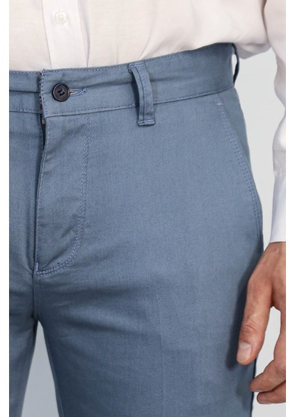 Slim Chıno Pantolon Mavi