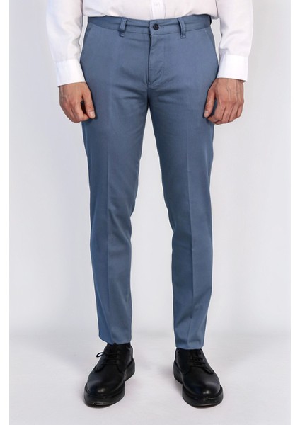 Slim Chıno Pantolon Mavi
