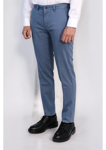 Slim Chıno Pantolon Mavi