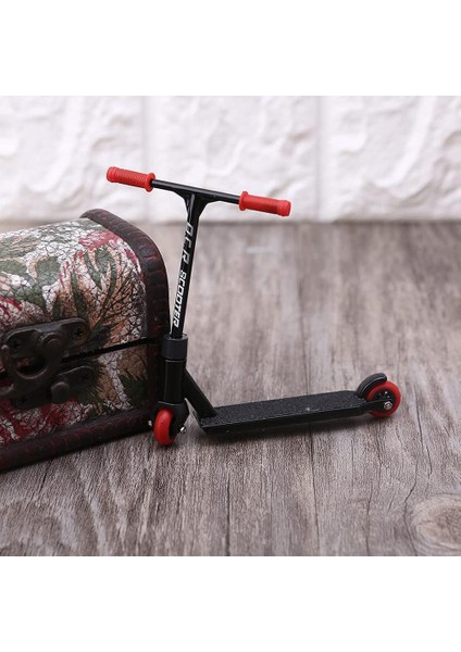 Mini Alaşımlı Parmak Scooter Model Seti Mini Parmak Scooter Etkileşimli Parmak Oyuncak Yenilik Duyusal Aktivite Parmak Scooter Kaykay Seti (Yurt Dışından)