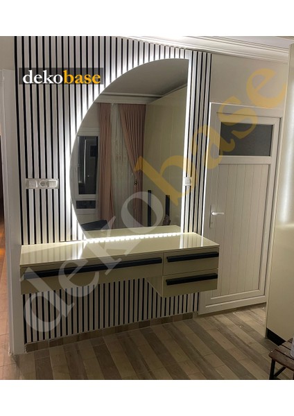 Beyaz (2 Adet) 40X240CM Yeni Nesil Akustik Ahşap Duvar Paneli fiyatları