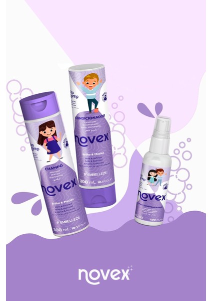 Super Silky - Düz Saçlı Çocuklar Nemlendirici Saç Kremi 300 ml