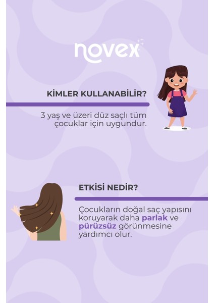 Super Silky - Düz Saçlı Çocuklar Nemlendirici Saç Kremi 300 ml