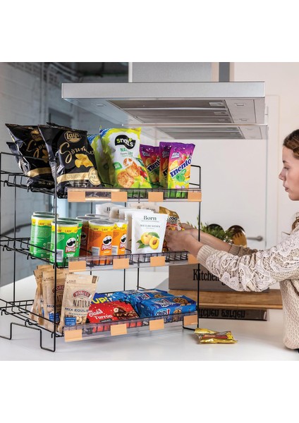 50X25 3 Katlı Tel Stand - Ürün Teşhir Standı ve Raf Organizeri | Market, Bakkal, Eczane Için Sergileme Standı modelleri