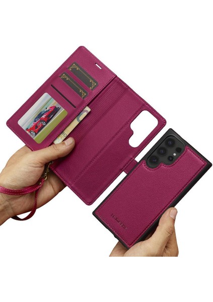 Samsung Galaxy S24 Için Flip Case Ultra Kickstand Pu Deri Cüzdan Kılıf 2 (Yurt Dışından) fiyatları