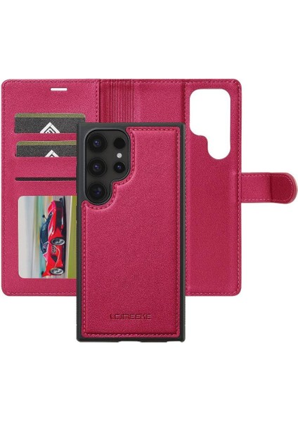 Samsung Galaxy S24 Için Flip Case Ultra Kickstand Pu Deri Cüzdan Kılıf 2 (Yurt Dışından) modelleri