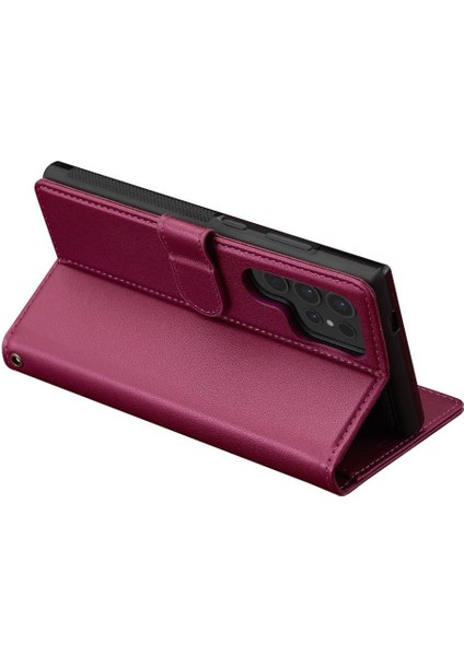 Samsung Galaxy S24 Için Flip Case Ultra Kickstand Pu Deri Cüzdan Kılıf 2 (Yurt Dışından) indirimleri