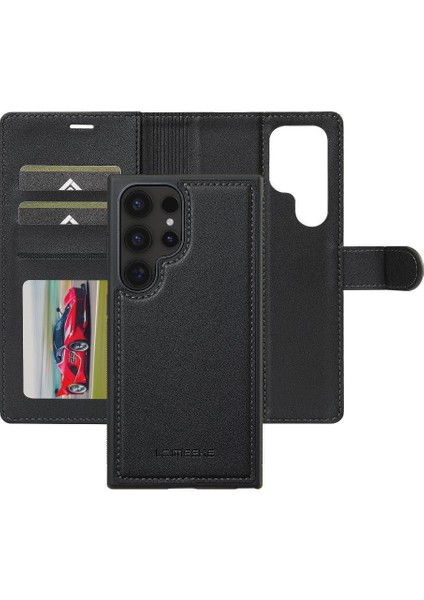 Samsung Galaxy S24 Için Flip Case Ultra Kickstand Pu Deri Cüzdan Kılıf 2 (Yurt Dışından)