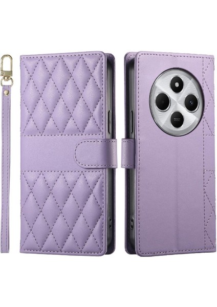 Xiaomi Poco C75 4g Çift Sapanlar Deri Kılıf Darbeye Için Flip Case (Yurt Dışından)