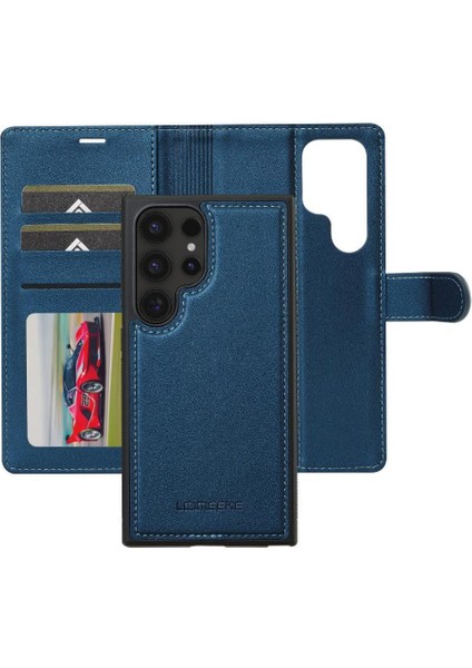 Samsung Galaxy S24 Için Flip Case Ultra Kickstand Pu Deri Cüzdan Kılıf 2 (Yurt Dışından)