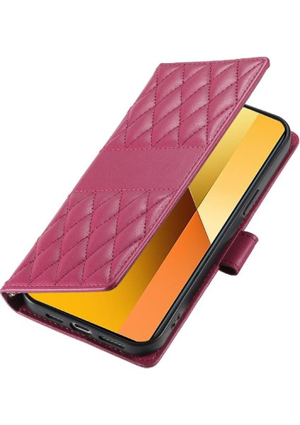 Xiaomi Poco C75 4g Çift Sapanlar Deri Kılıf Darbeye Için Flip Case (Yurt Dışından)
