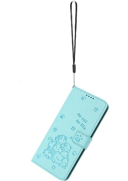 Tecno Camon 20 Deri Cüzdan Pu Deri Kart Tutucu Sevimli Için Flip Case (Yurt Dışından)