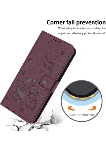 Realme 13 Pro Artı 5g Deri Cüzdan Kart Tutucu Kickstand Için Flip Case (Yurt Dışından)