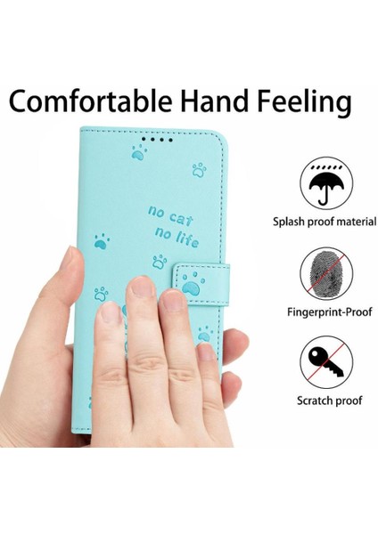 Infinix Akıllı 7 Hd Sevimli Kedi Deri Cüzdan Pu Deri Kart Için Flip Case (Yurt Dışından)