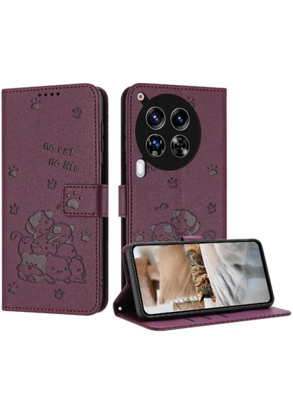 Tecno Camon 30 Premier 5g Deri Cüzdan Kart Tutucu Pu Için Flip Case (Yurt Dışından)