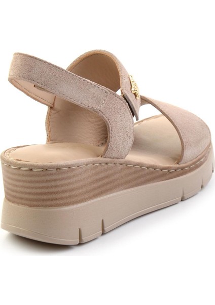 Bej Leather Kadın Sandalet K05299112702 fırsatları