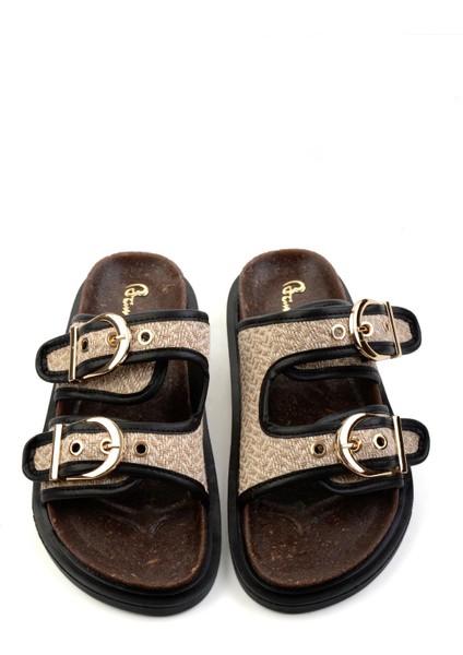 Siyah Kadın Terlik K04140222009 fiyatları