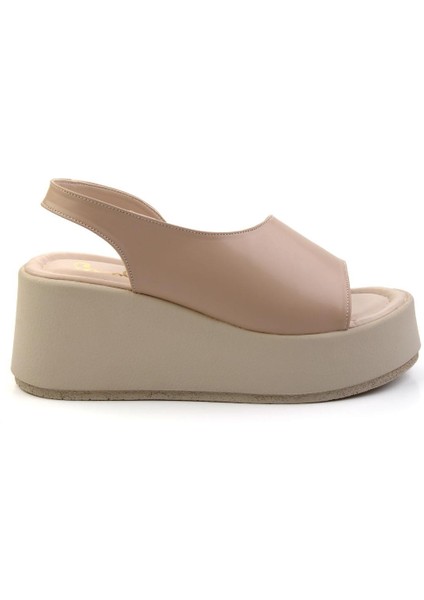 Bej Kadın Sandalet K05154100609