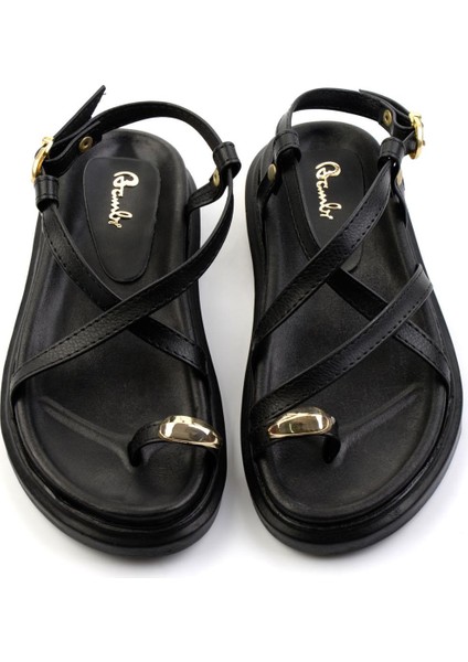 Siyah Kadın Sandalet K05671880209 fiyatları