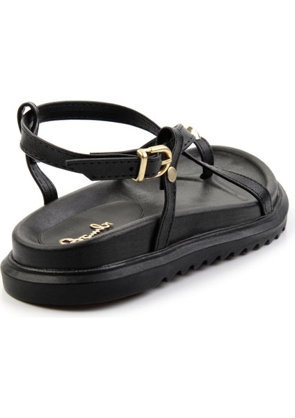 Siyah Kadın Sandalet K05671880209 fırsatları