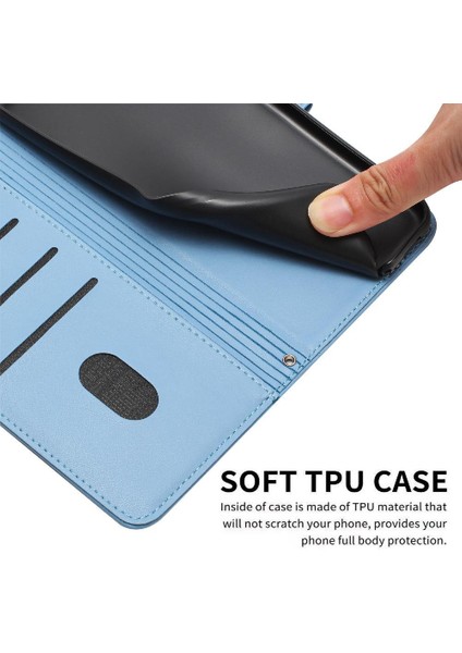 Tecno Camon 30 Pro 5g Için Flip Case Deri Cüzdan Pu Deri Sevimli Kedi (Yurt Dışından)