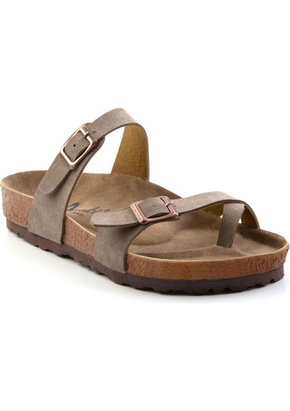 Vizon Kadın Terlik Suni Nubuk Malzemeden Rahat Kullanım İçin Tasarlandı modelleri