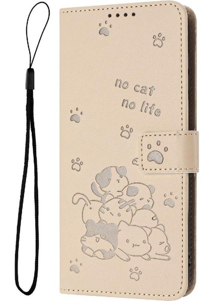 Realme C67 4g Pu Deri Kart Tutucu Kickstand Deri Kedi Için Flip Case (Yurt Dışından) indirimleri