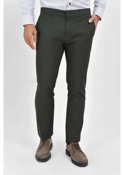 Hakamen Erkek Regular Fit Keten Pantolon 7338