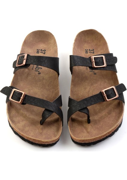 Siyah Kadın Terlik K04568063071 fiyatları