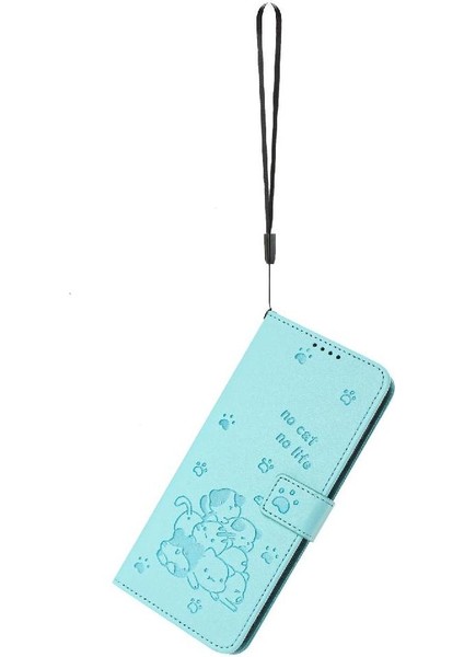 Oppo A3 4g Için Flip Case/5g Pu Deri Sevimli Kedi Deri Cüzdan Kart (Yurt Dışından) modelleri