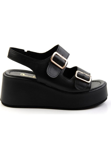 Siyah Kadın Sandalet K05154100509