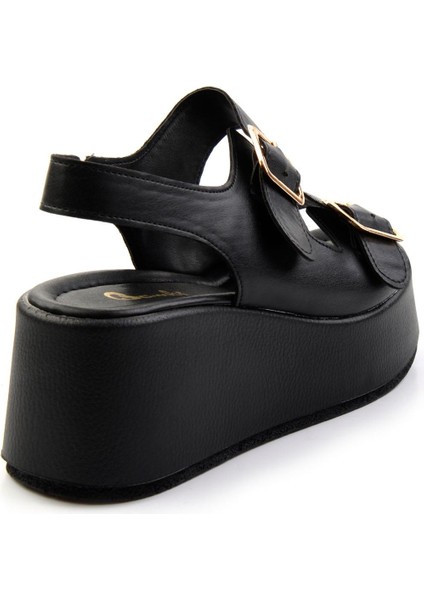 Siyah Kadın Sandalet K05154100509 modelleri