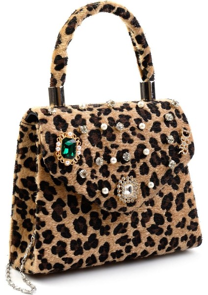Leopar Kadın El Çantası C06678010004