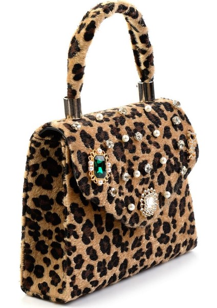 Leopar Kadın El Çantası C06678010004