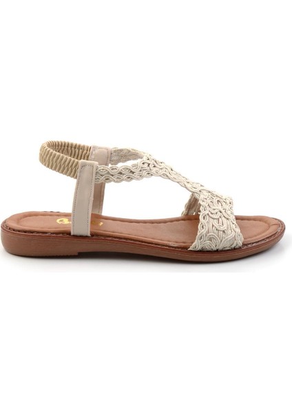 Bej Kadın Sandalet K05891050716