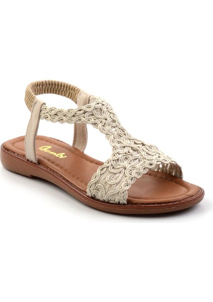 Bej Kadın Sandalet K05891050716 fiyatları