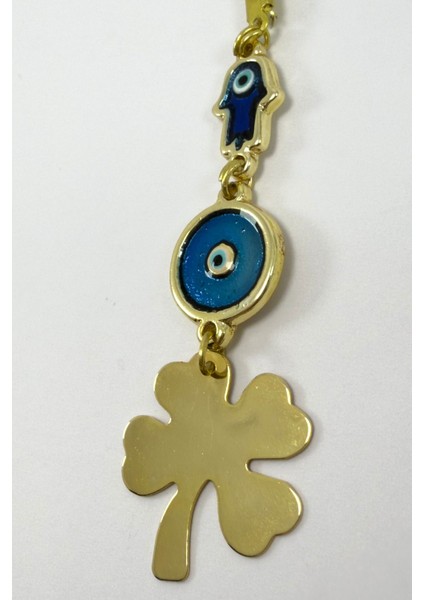 Mineli Nazar Hamse Dört Yapraklı Yonca Araba Dikiz Ayna Süsü, Yeni Araba Hediyesi fiyatları