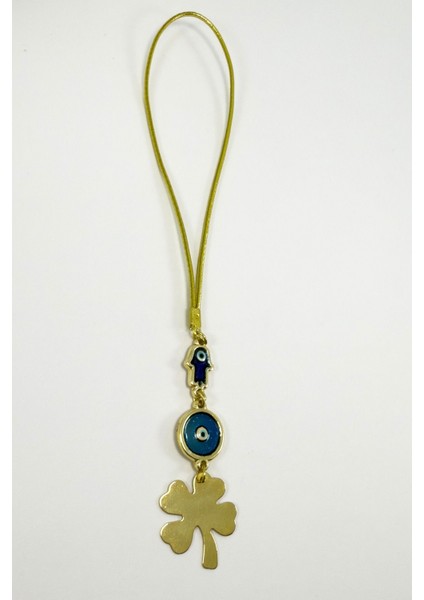 Mineli Nazar Hamse Dört Yapraklı Yonca Araba Dikiz Ayna Süsü, Yeni Araba Hediyesi